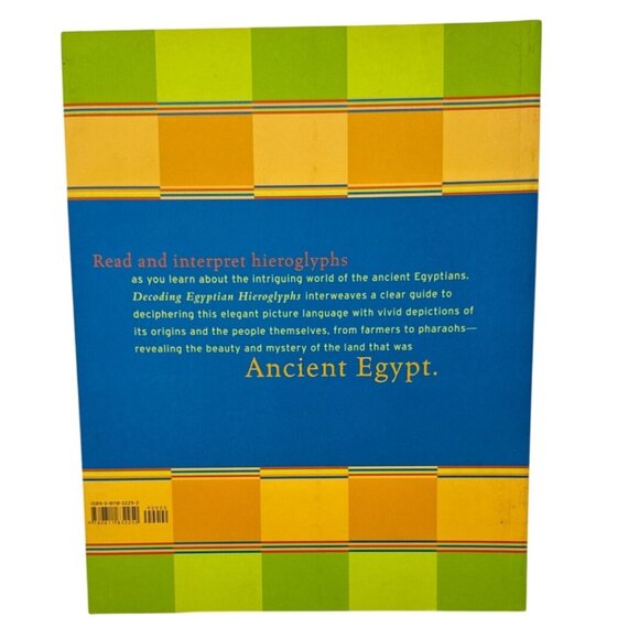 Decoding Egyptian Hieroglyphs Book - Picture 2 of 4